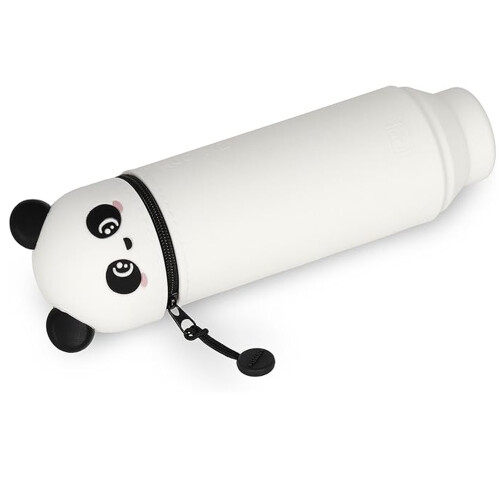 (Panda) Legami - 2 in 1 Pencil Case - Soft Silicone 2