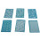 6pcs Polymer Clay Silk Screen Stencils Clay 10