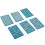 6pcs Polymer Clay Silk Screen Stencils Clay 6