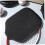 pickleball paddle cover black rubber 5