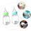 Sets Pet Feeding Supplies Cat Nursing Bottle Sturdy Plastic for Small Pets 2