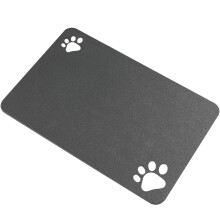 Cat Accessories Pet Supplies,Cat Mat for Food and Water, Cat Bowl Mat,Cat Feeding Mat Pet Dog Cat Bowl Mat(Gray,16in24in)