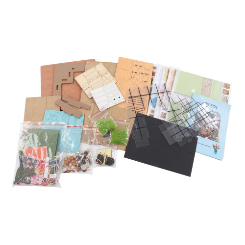 DIY Miniature Dollhouse Kit 1:24 Scale Dollhouse 1
