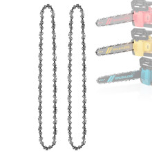 2 Packs 12 Inch Chain, 1/4'' LP Pitch, 043'' Gauge, 62 Drive Links, Replacement Cha Only Fits For 12 Inch Mini Chaaw