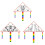 Blank Triangle Kite DIY Children Doodle Coloring 8