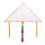 Blank Triangle Kite DIY Children Doodle Coloring 13