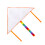 Blank Triangle Kite DIY Children Doodle Coloring 4