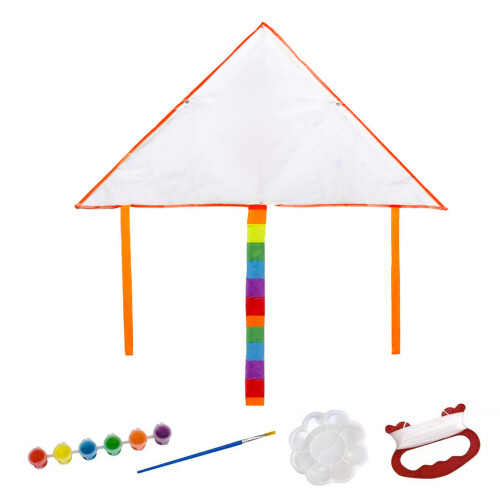Blank Triangle Kite DIY Children Doodle Coloring