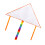 Blank Triangle Kite DIY Children Doodle Coloring 3