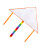 Blank Triangle Kite DIY Children Doodle Coloring 12