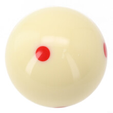 Improve your game with a 170 g resin training cue ball for standard pool tables (red)