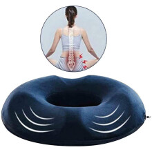 Orthopedic Design Memory Foam Donut Pillow Seat Cushion for Office Chair Ref：mRw