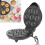 Mini Donut Maker for Kids Breakfast Waffle Sandwich and More Snacks, Electric 1