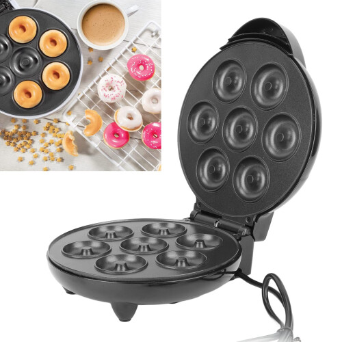 Mini Donut Maker for Kids Breakfast Waffle Sandwich and More Snacks, Electric