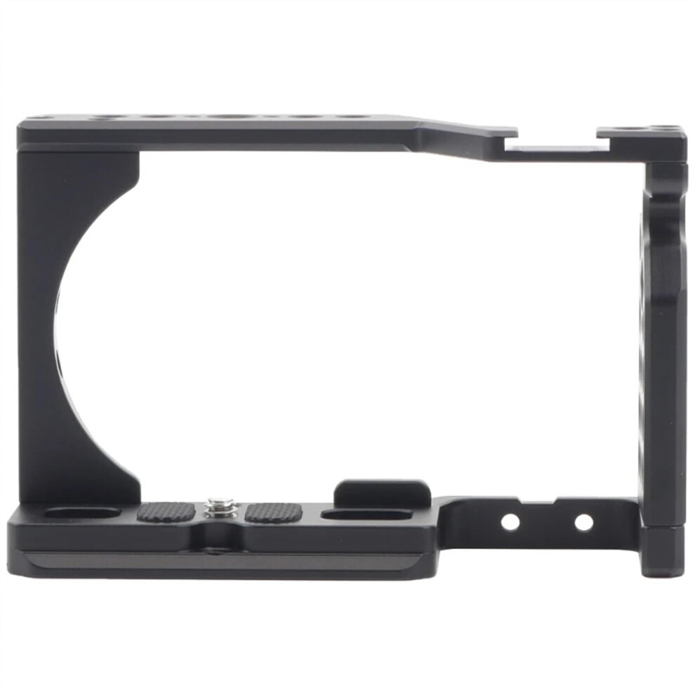 Metal Camera Cage For Sony Zve10 Cameras, Vertical Quick Release Plate With Handle Grip Threaded Holes Mount Plate 6276012679921