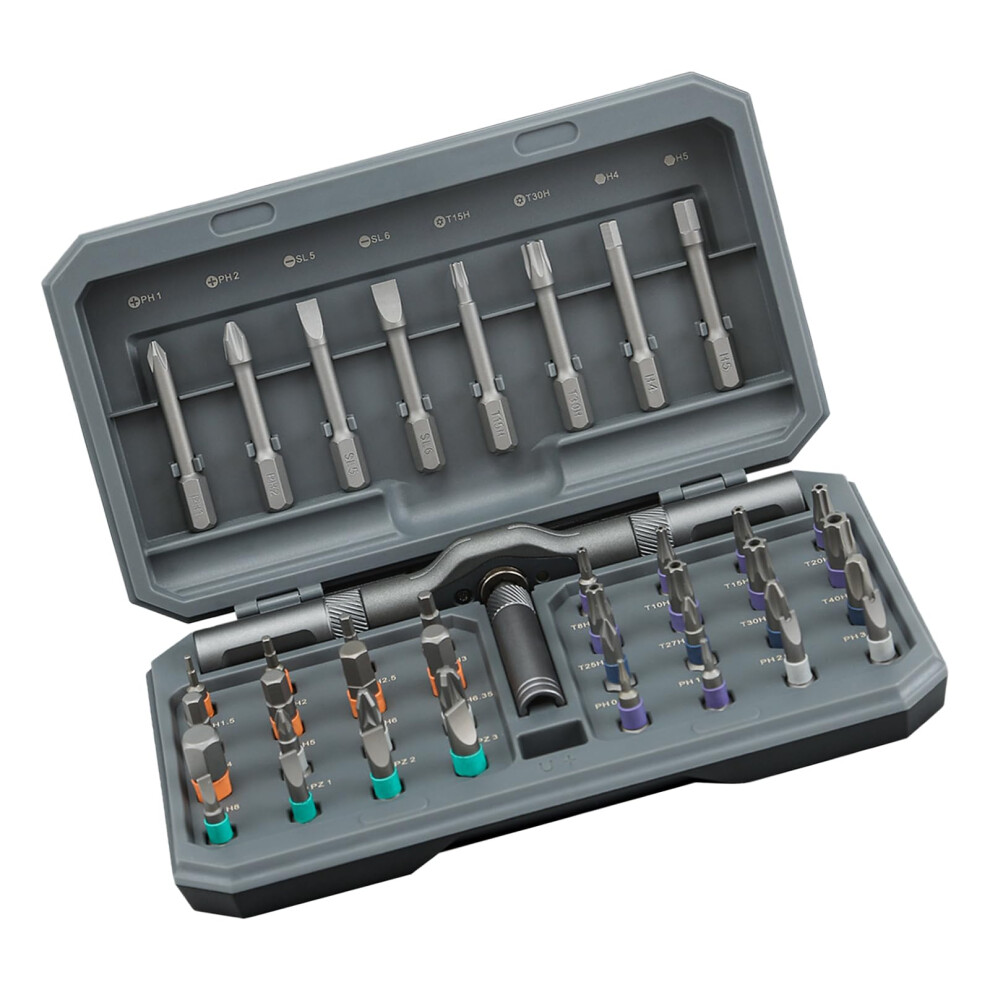 42 In 1 Rotating Screwdriver Set Repair Tool With Detachable Handle For Cellphone Computer Tablet Pc Electronic 6276012679976