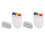 2Pcs Flag Face Paint 6 Colors Rainbow Stripe Fan 6