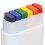 2Pcs Flag Face Paint 6 Colors Rainbow Stripe Fan 13