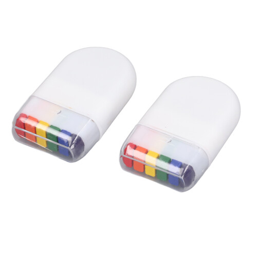2Pcs Flag Face Paint 6 Colors Rainbow Stripe Fan 2