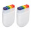 2Pcs Flag Face Paint 6 Colors Rainbow Stripe Fan 7