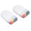 2Pcs Flag Face Paint 6 Colors Rainbow Stripe Fan 1