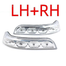 (Vasen ja oikea) Auton sivupeilin LED-suuntavilkut Hyundai I30 2009-2012 sivulokasuojaan peruutusvalo