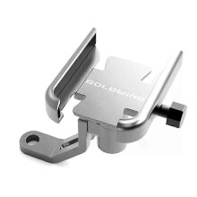 Support de téléphone/GPS (type rétroviseur) pour moto Honda Goldwing 1800, fixation sur guidon.
