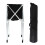 Foldable Tennis Ball Hopper Basket Cart Light 1