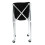 Foldable Tennis Ball Hopper Basket Cart Light 6