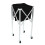 Foldable Tennis Ball Hopper Basket Cart Light 10