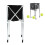 Foldable Tennis Ball Hopper Basket Cart Light 11