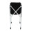 Foldable Tennis Ball Hopper Basket Cart Light 2