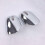 2 pezzi ABS cromato per specchietto retrovisore laterale per auto per Mitsubishi Triton / L200 2015 2