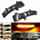 2 stücke LED Dynamische Blinker Blinker Für Mitsubishi Outlander 2013- Lancer 2016 Seite Rück 2