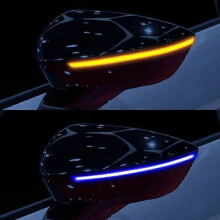 2 stück Dynamische LED Blinker Seite Spiegel Anzeige Sequentielle Licht Blinker Für SEAT Leon Mk3 5F