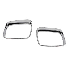Compatibile con Journey Freemont 2013-2016 Cornice cromata per specchietto retrovisore auto Rain Ryebrow