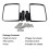 cart car side mirrors universal folding fit 3