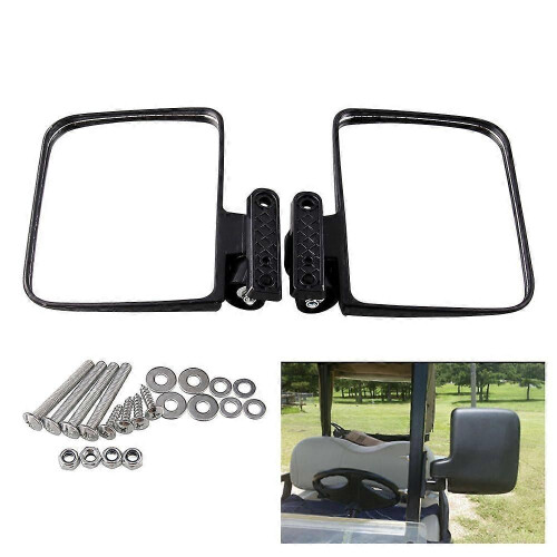 cart car side mirrors universal folding fit