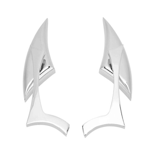Cruiser motorcycle mirrors spear blade adjustable rear view 2