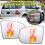 Driver Left Side Rearview Heated Mirror Glass for - M-Class W163 2002 2003 2004 2005 2