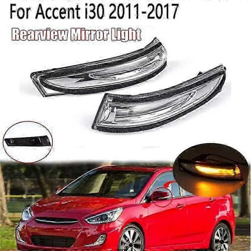 For I30 2011-2017 Left Dynamic LED Turn Signal Light Sequential Rearview Mirror Light 1