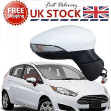 For Ford Fiesta MK7 2013-2017 Right O/S White Door Wing Mirror Electric Heated