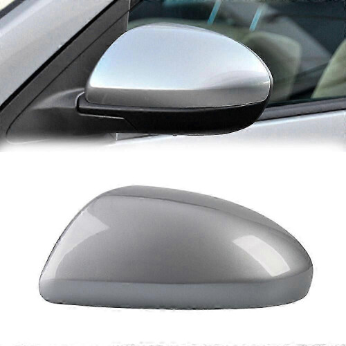 For Mazda 3/2 2010-2013 Silver Left Driver Side Car Rearview Mirror Cap Cover