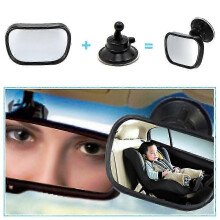 Mini espejo retrovisor de seguridad adecuado para coches 2 en 1, espejo de seguridad para coche para