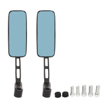 4.9 x 11.9cm Anti-Glare Square Motorcycle Rearview Mirrors, Universal Motorcycle Side Mirrors