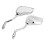 motorcycle rearview mirrors 8mm 10mm thread skeleton skull handlebar reflector 3