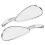 motorcycle rearview mirrors 8mm 10mm thread skull teardrop 3