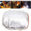 Welding Hand Pad, Reflective Aluminized Back Heat Shield, Split Cowhide Leather 2