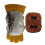 Welding Hand Pad, Reflective Aluminized Back Heat Shield, Split Cowhide Leather 1