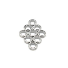 FR144ZZ (10PCS) 3.175x6.35x2.779mm Bearing 1/8' X 1/4' x 7/64' Inch Flanged Ball Bearing Catholic